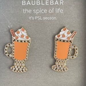 🎃☕️ BaubleBar Pumpkin Spice Latte Earrings